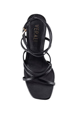 Kindred Strappy Block Heels Black