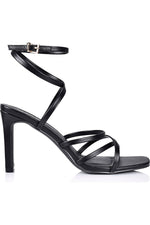 Kindred Strappy Block Heels Black