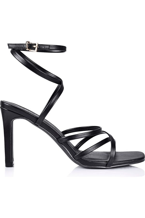 Kindred Strappy Block Heels Black