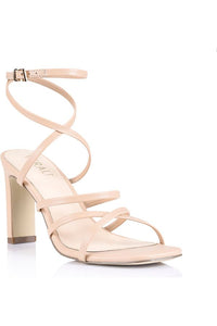 Kindred Strappy Block Heels Nude