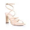 Kindred Strappy Block Heels Nude