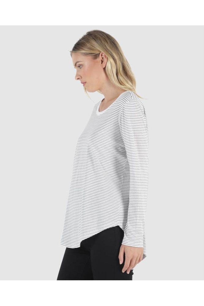Megan Long Sleeve Stripe