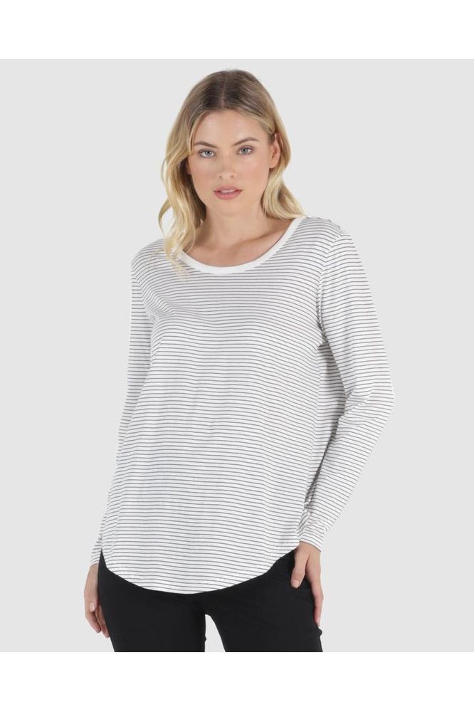 Megan Long Sleeve Stripe