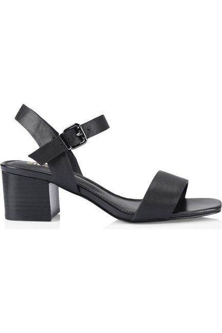 Noela Block Heel Black