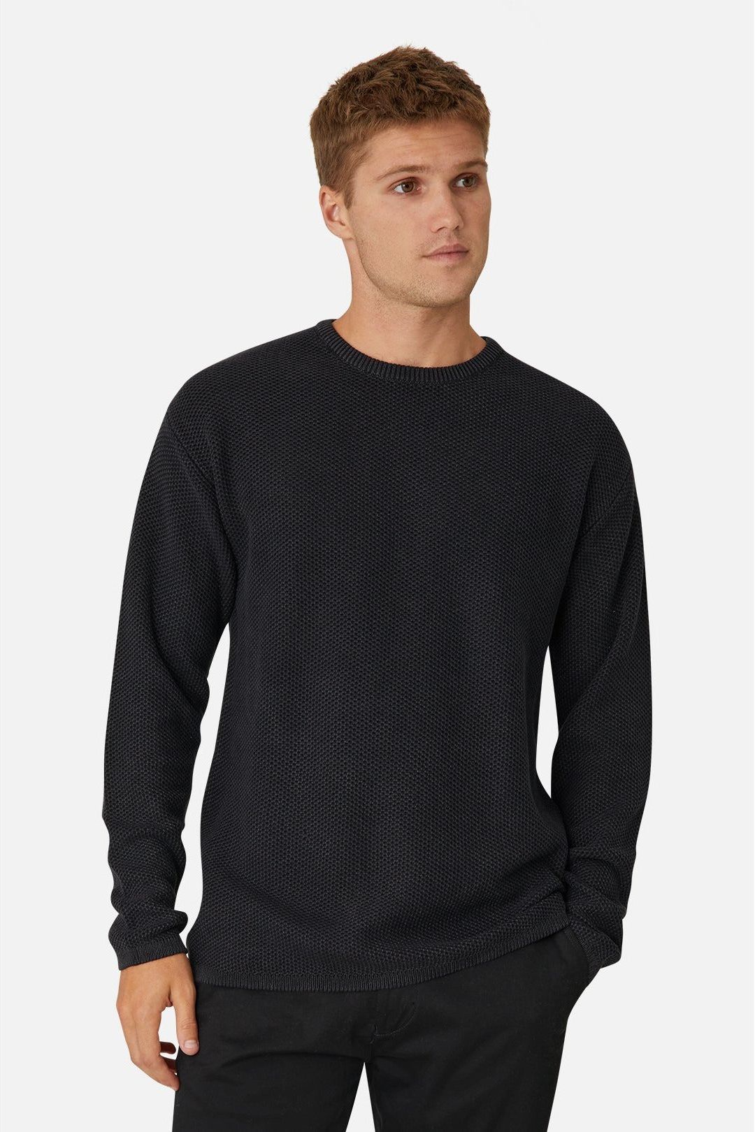 The Washed Knit Culver Black