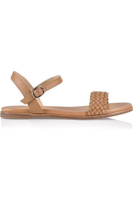 Tucker Sandal Caramel Leather