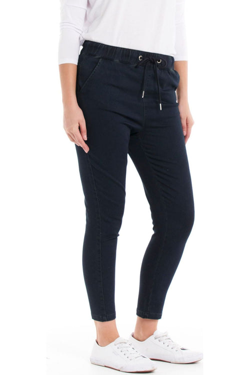 Verity Knit Denim Jogger Ink