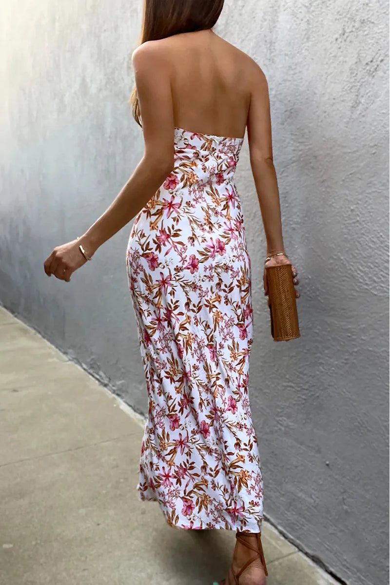 Alani Halter Dress  Floral