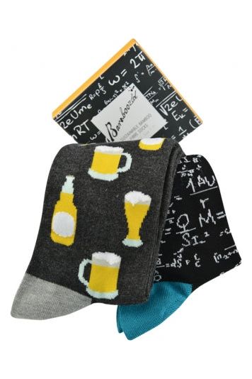 Genius Beer 2PK Socks Gift Box