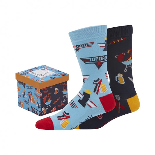 Top Dad 2PK Socks Gift Box