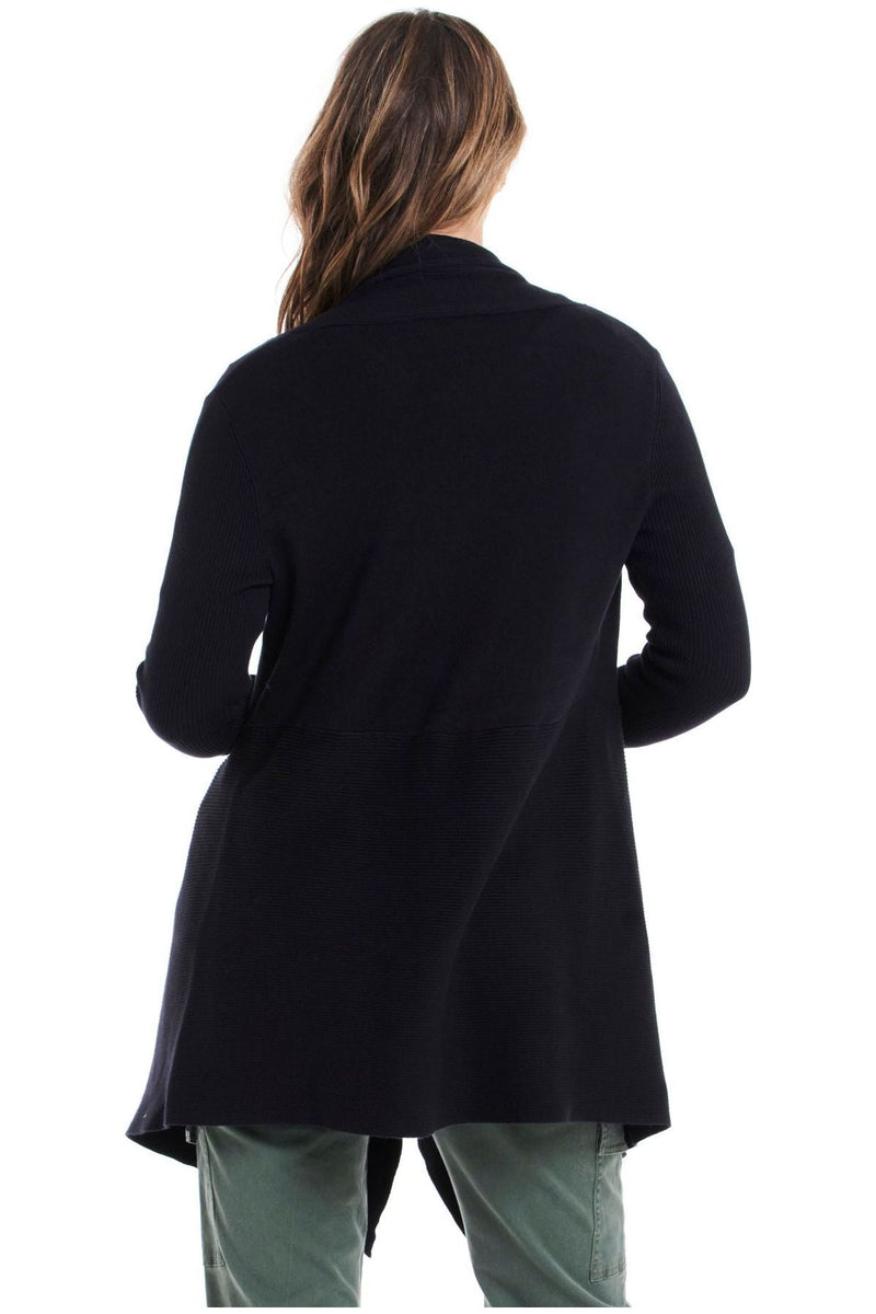 Alyssa Knit Cardigan Graphite Black