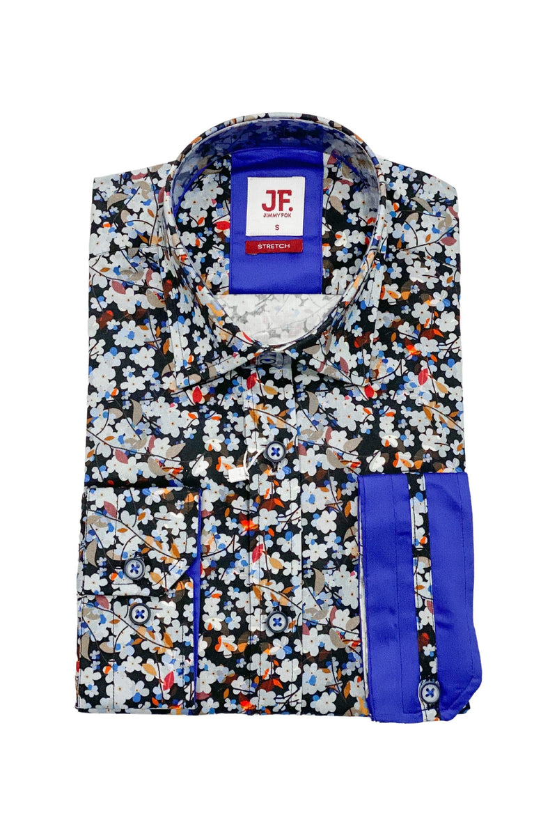 Jimmy Fox Shirt Black Floral