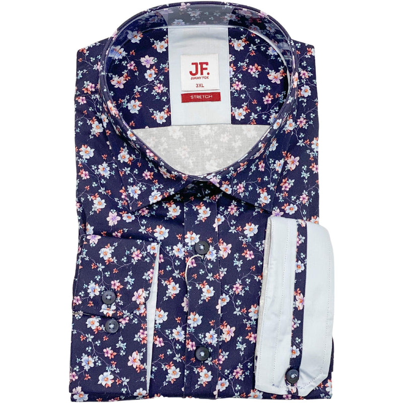 Jimmy Fox Shirt Navy Floral