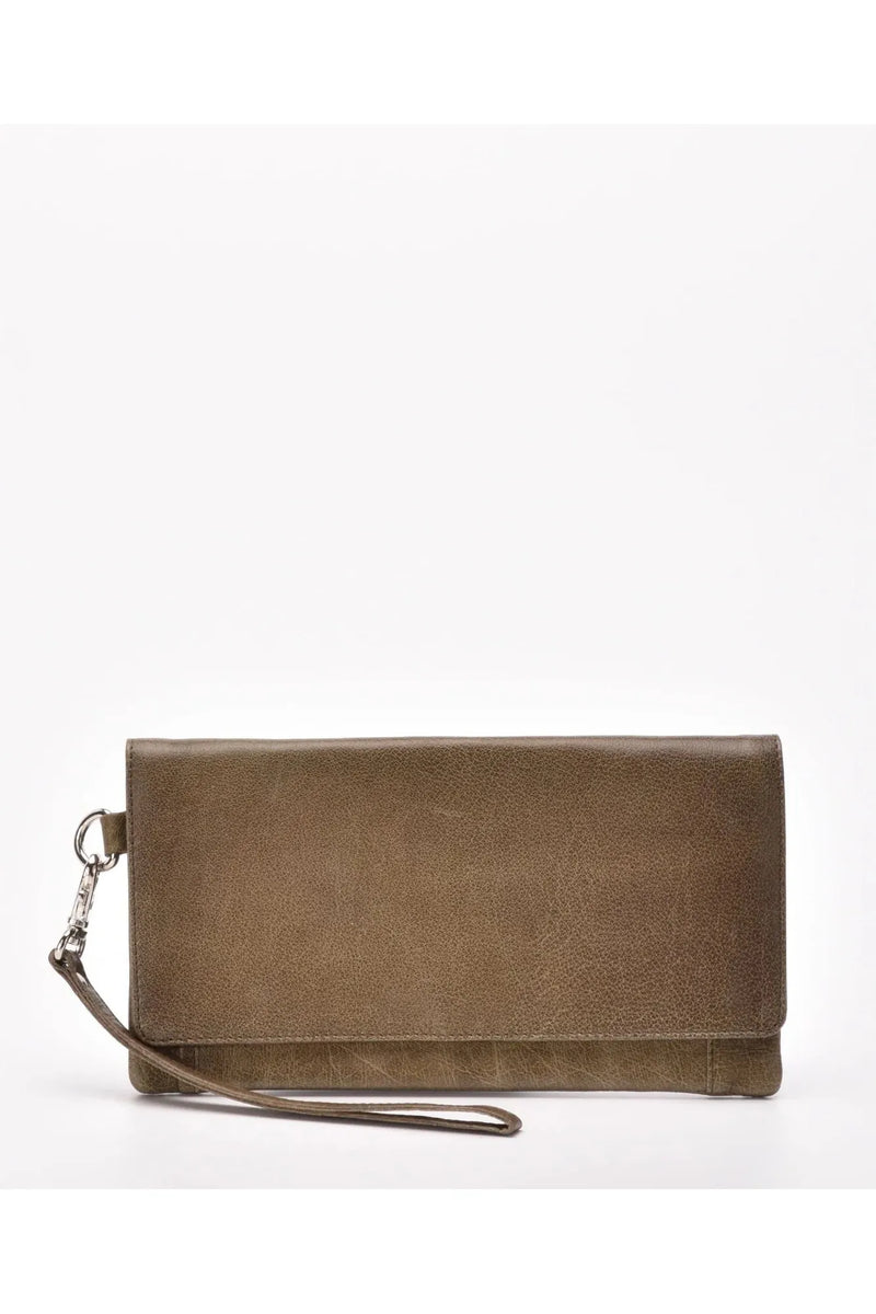 Wodonga Leather Wallet Olive