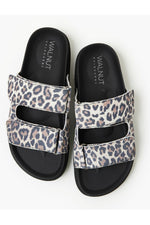 Mel Leather Slide Leopard